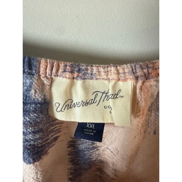 Universal Thread Smocked Dress Size XXL Puff Sleeve Boho look with pockets - Picture 3 of 8